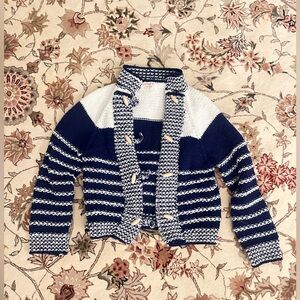 vintage hand knit cardigan
